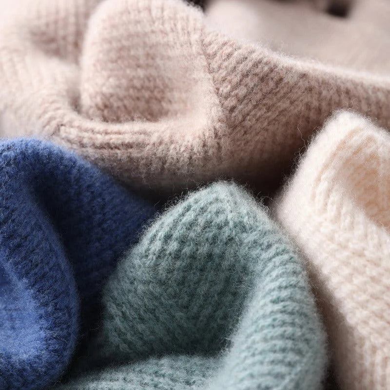 Mens Textured Cashmere Sweater