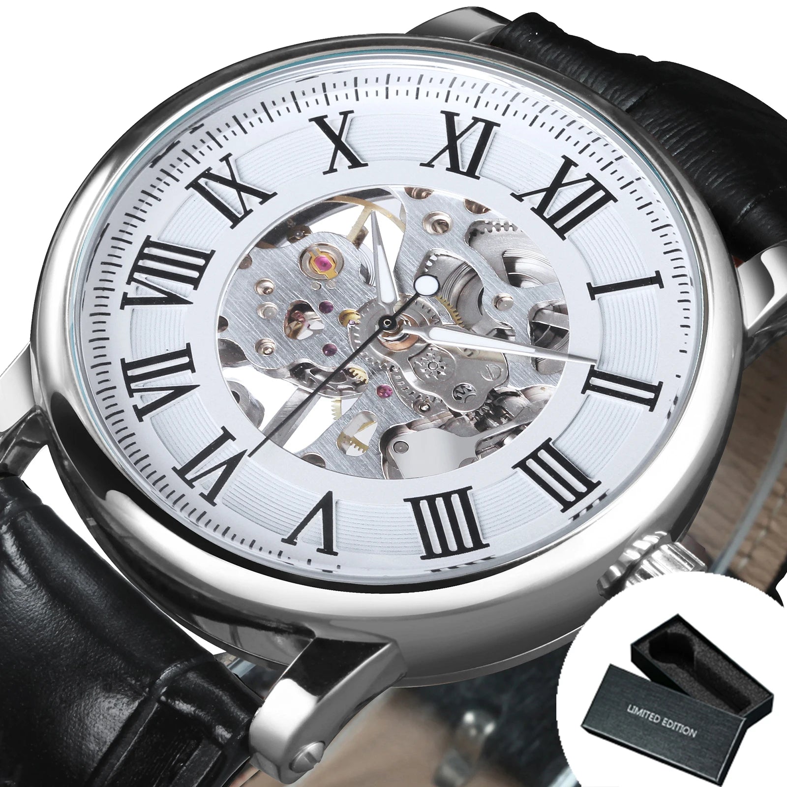 Mens Classic Skeleton Watch