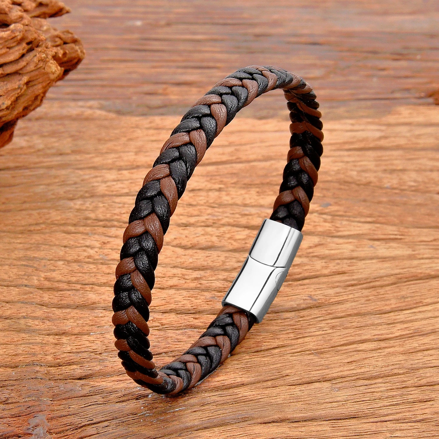 Mens Leather Rope Bracelet