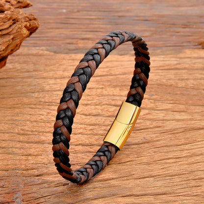Mens Leather Rope Bracelet
