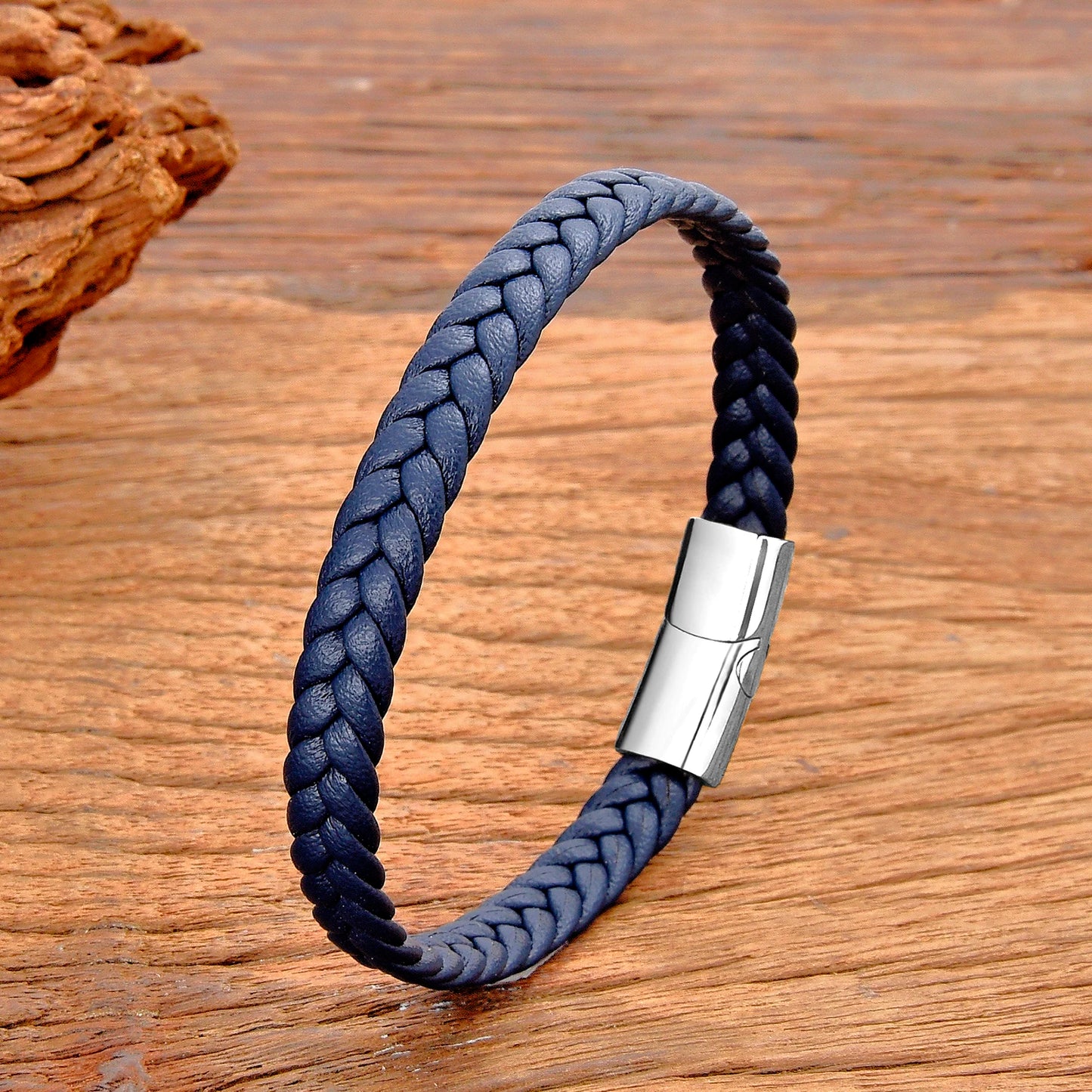 Mens Leather Rope Bracelet