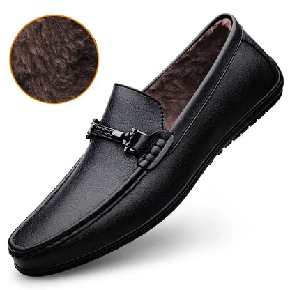 Mens Leather Loafers