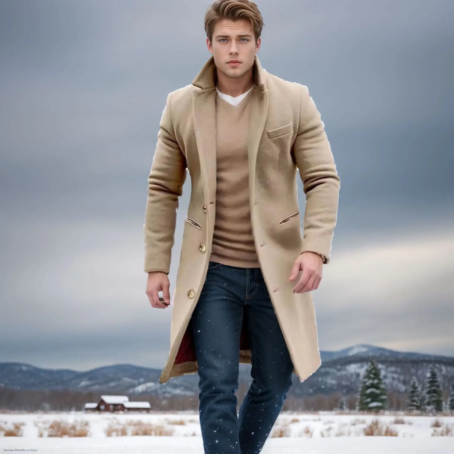 Mens Classic Trenchcoat