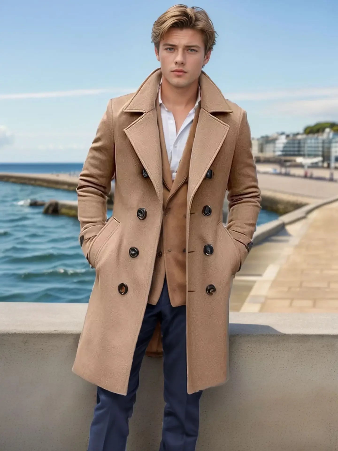 Mens Classic Trenchcoat