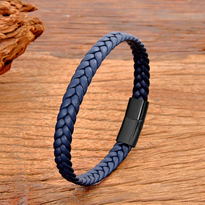 Mens Leather Rope Bracelet