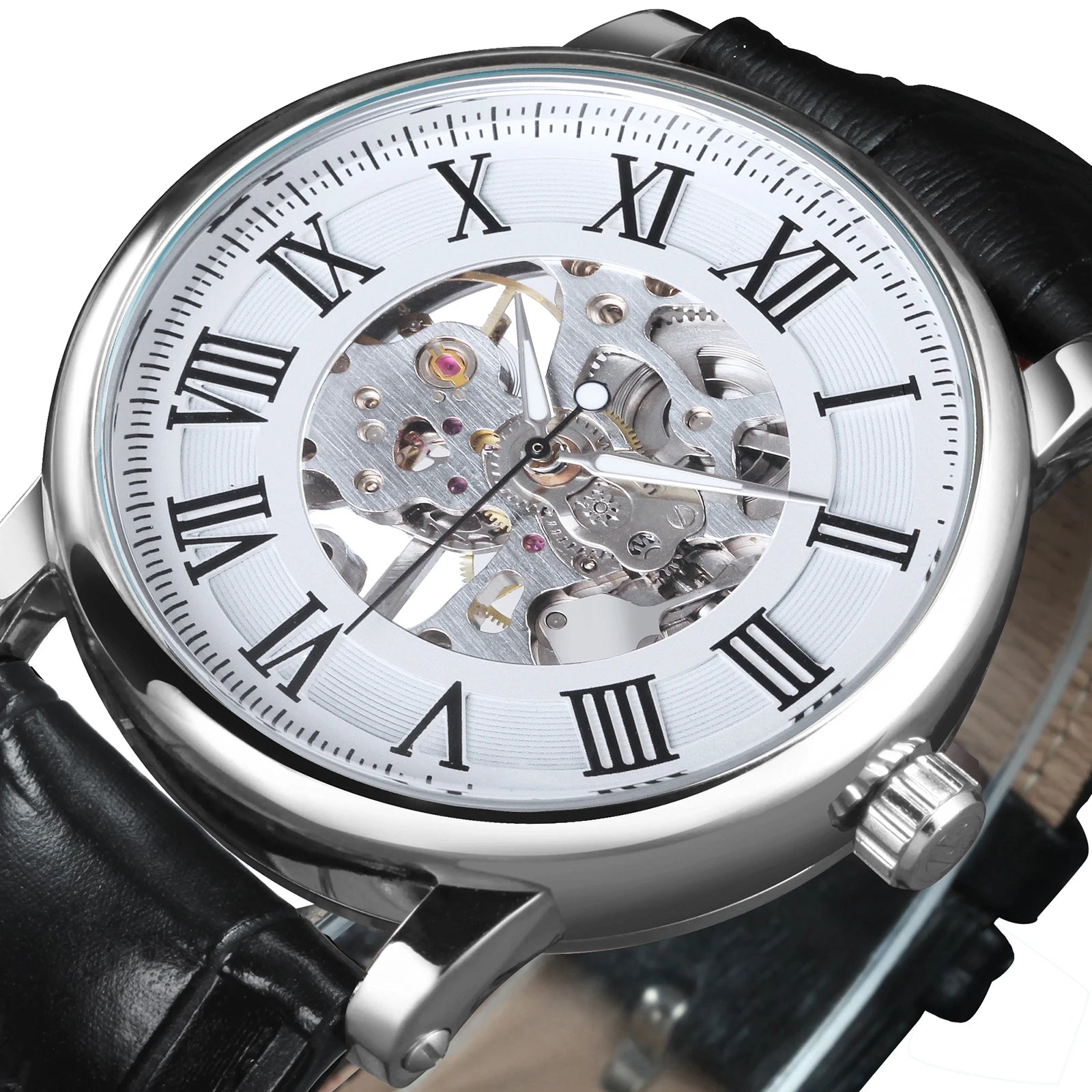 Mens Classic Skeleton Watch