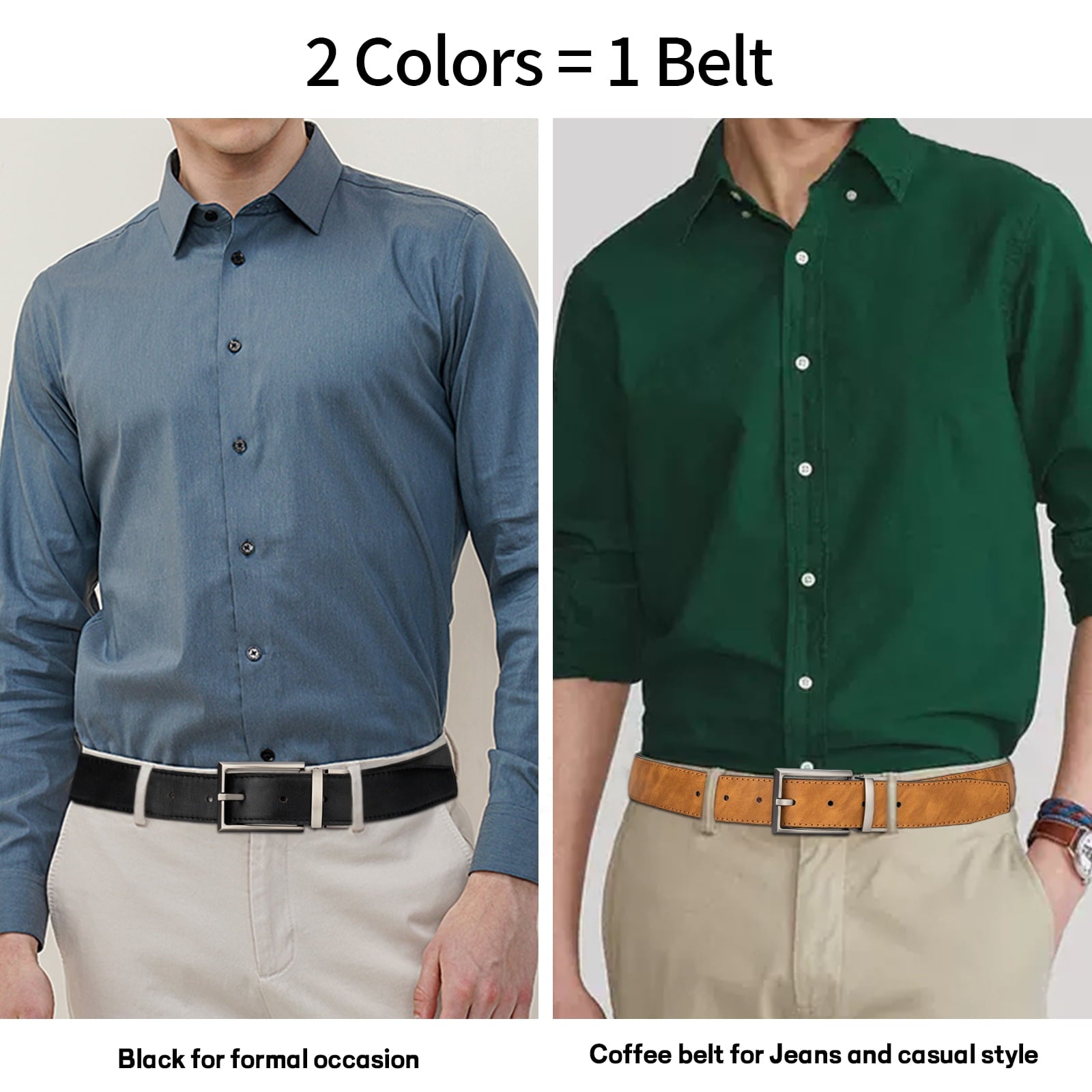 Mens Classic Reversible Belt